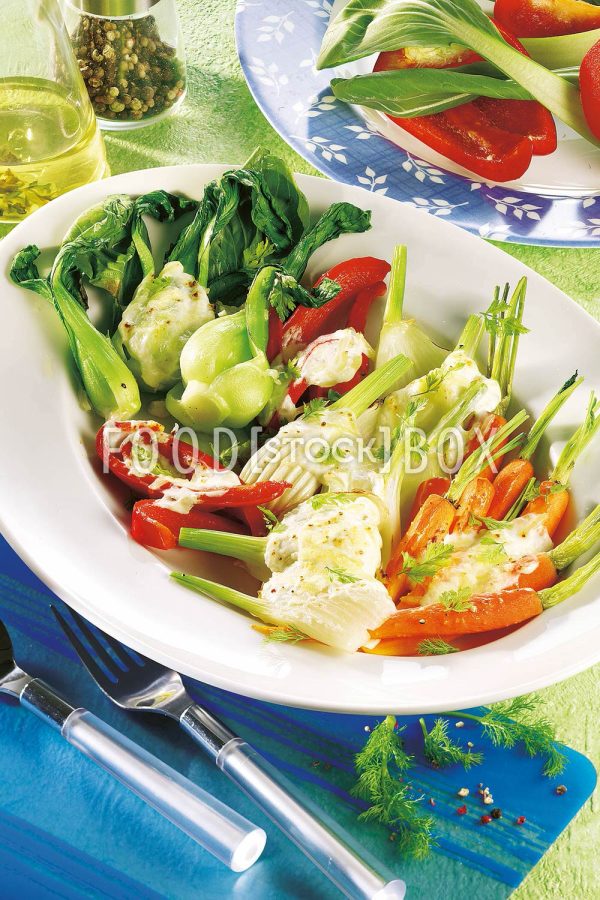Bunter Gemüse-Quark-Auflauf mit Parmesankruste