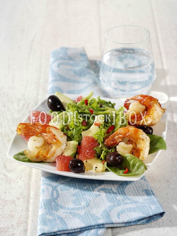 Avocado-Garnelen-Salat mit Grapefruit / Salzarm 2