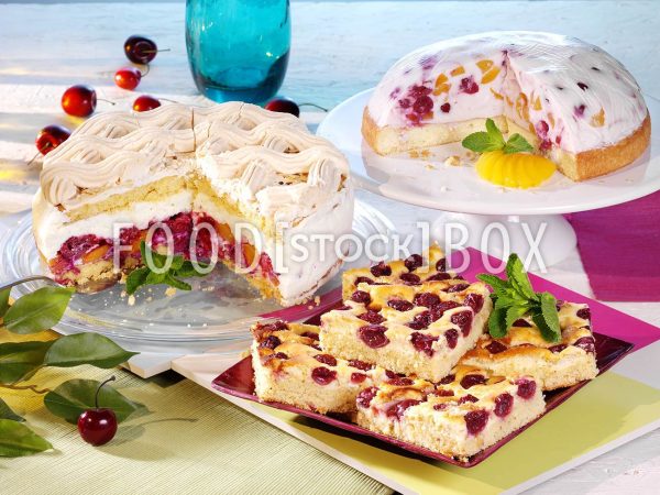 Backen mit Kirschen