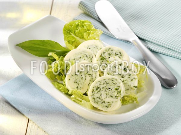 Bärlauchbutter mit Knoblauch