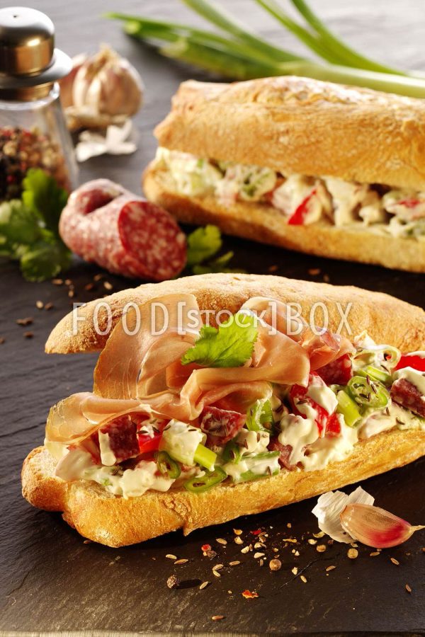 Frischkäse Baguette