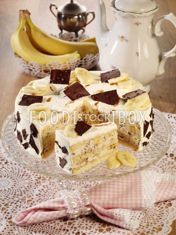 Bananen-Espresso-Sahne-Torte