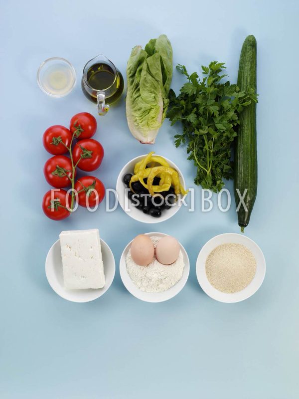 Bauernsalat mit Feta Step 1