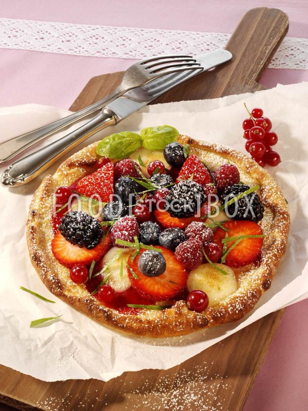 Beeren-Pizza