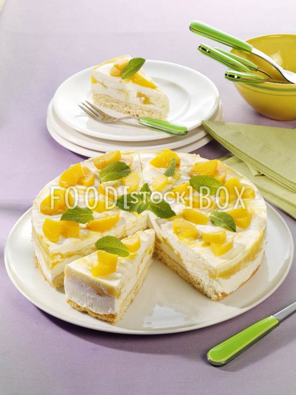 Bellini-Torte mit Pfirsichen 2