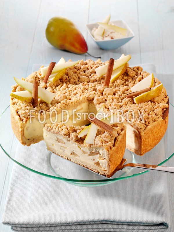 Birnen-Streusel-Käsekuchen