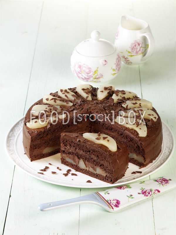 Birnen-Schokotorte 2