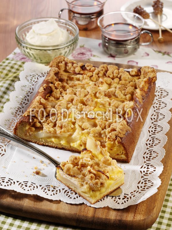 Birnen-Streusel-Blech