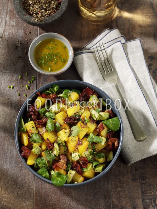 Bratkartoffelsalat mit Bacon