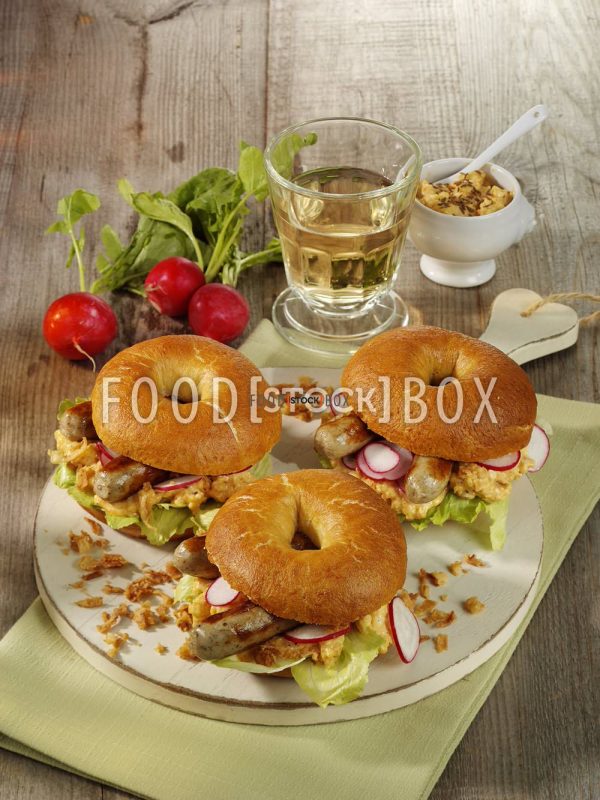 Brezel-Bagel mit Obazda