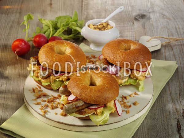 Brezel-Bagel mit Obazda 2