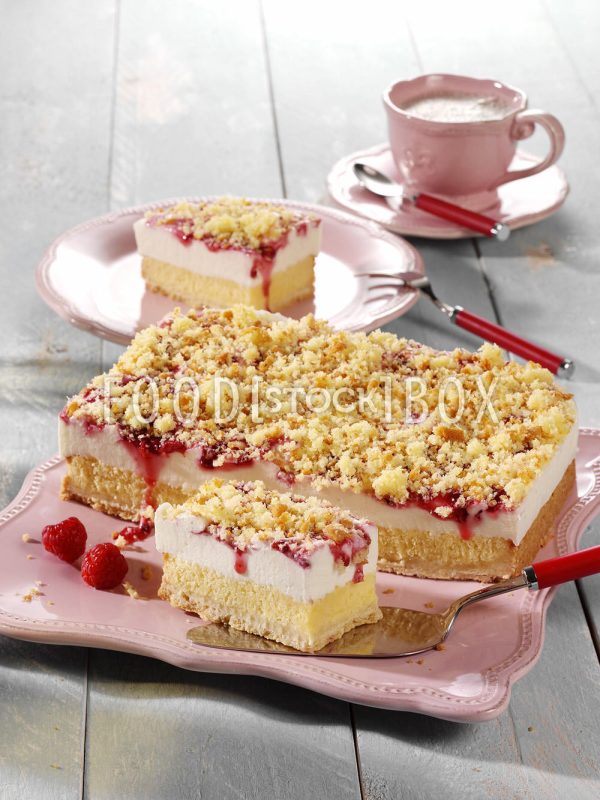 Bunter Käse-Sahne-Kuchen