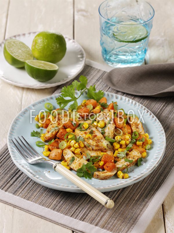 Cajun-Salat mit Hühnchen