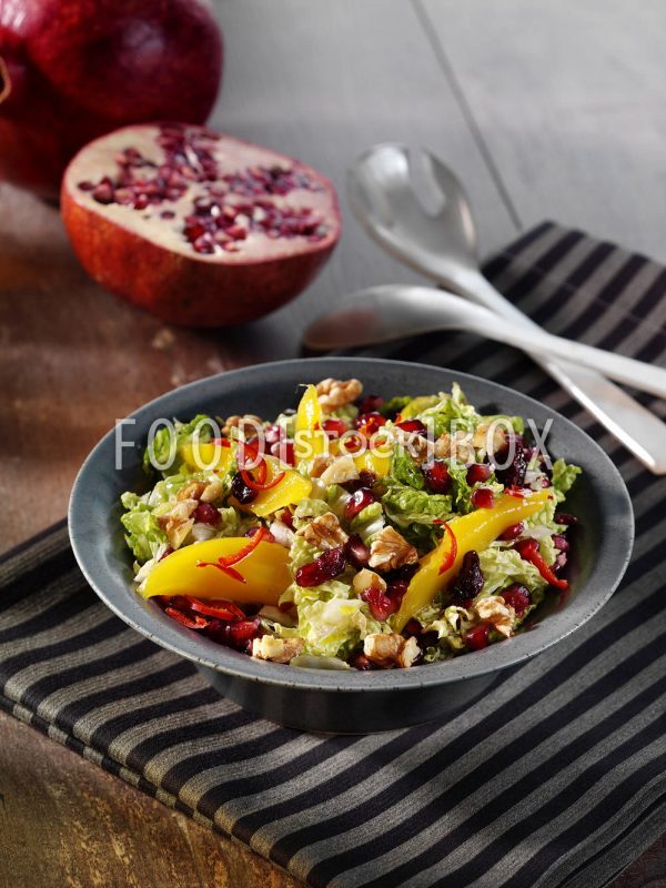 Chinakohlsalat mit Granatapfel