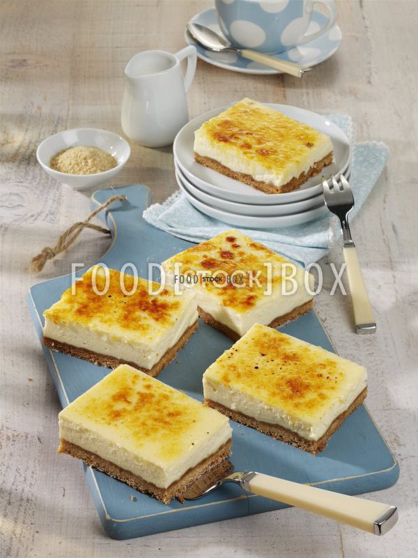 Creme brulee-Schnitten