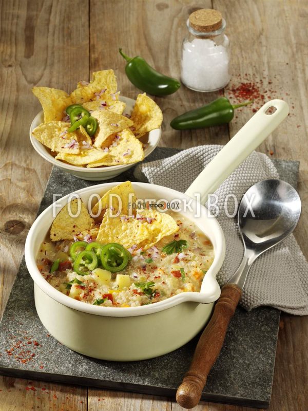 Cremiger Quinoa-Jalapeno-Eintopfe