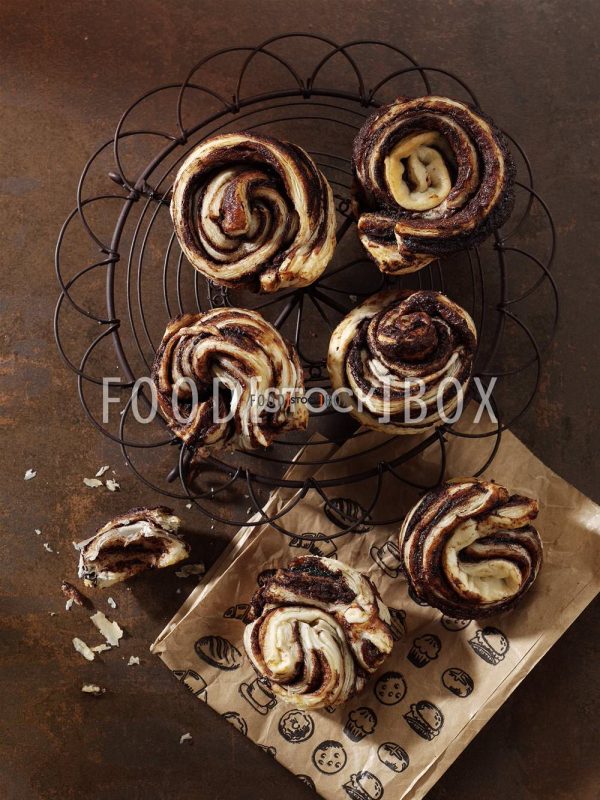 Cruffins mit Schokofüllung