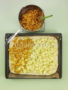 Crunchy-Butterkuchen mit Apfel Step 6