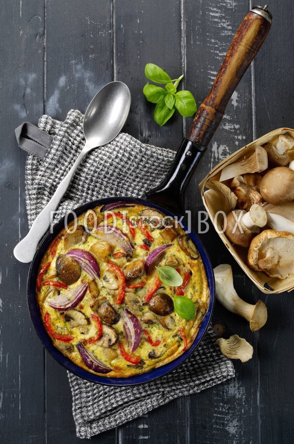 Frittata mit Pilzen