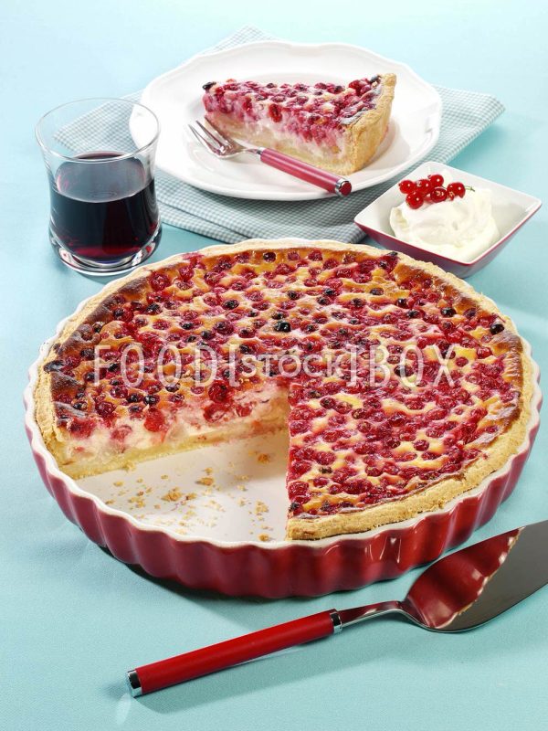 Birnen-Johannisbeer-Tarte