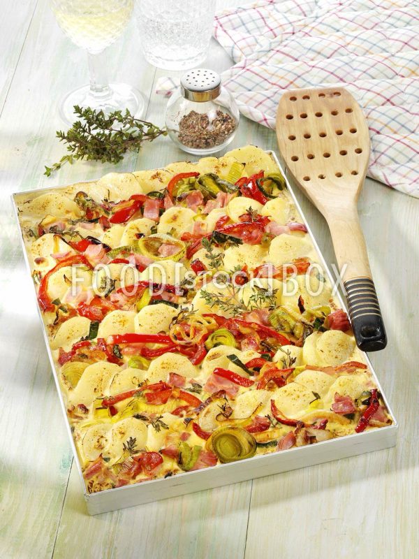 Blechkartoffeln mit Schinken 2