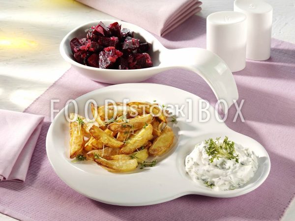 Bratkartoffeln mit Sprossen-Dip 2