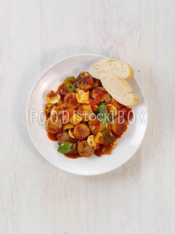 Bratwurst-Gulasch