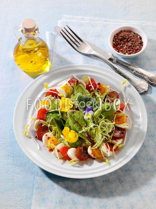 Bunter Caprese Salat