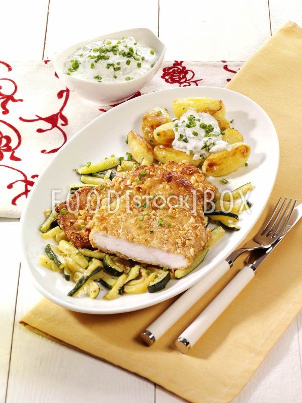 Chrunchy Hähnchenschnitzel