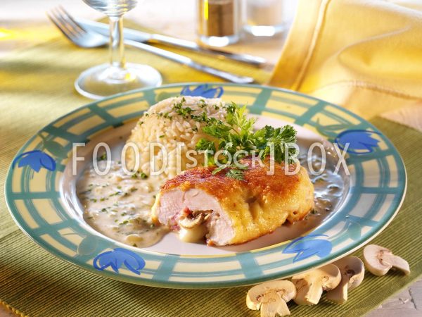Cordon bleu mit Champignons