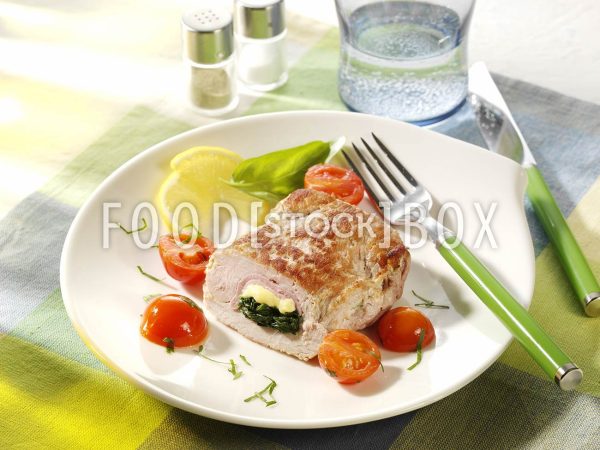 Cordon Bleu mit Spinat
