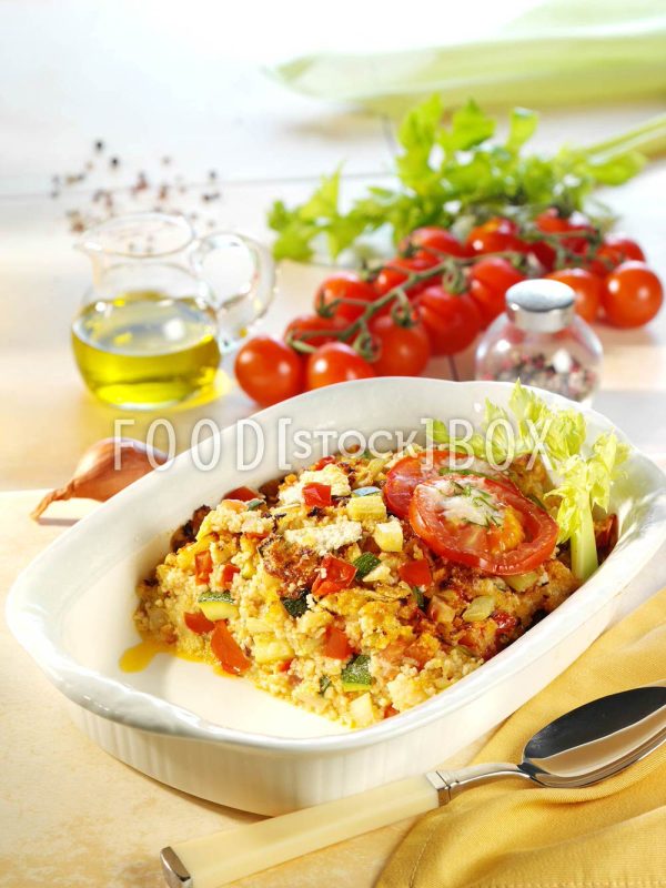 Gemüse-Couscous-Gratin