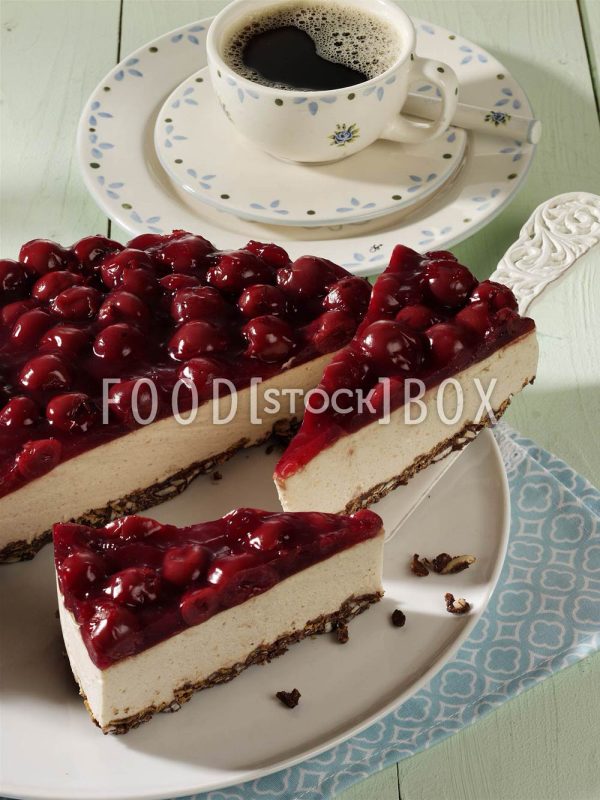 Crunchkuchen mit Kirsch und Banane 2