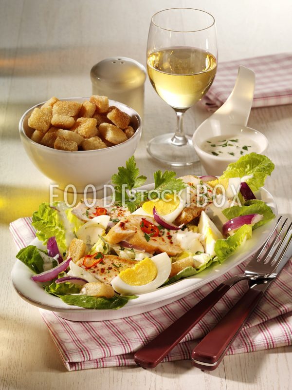 Eier-Geflügel-Salat