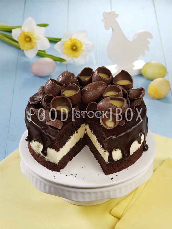 Eierlikör-Schoko-Torte zu Ostern