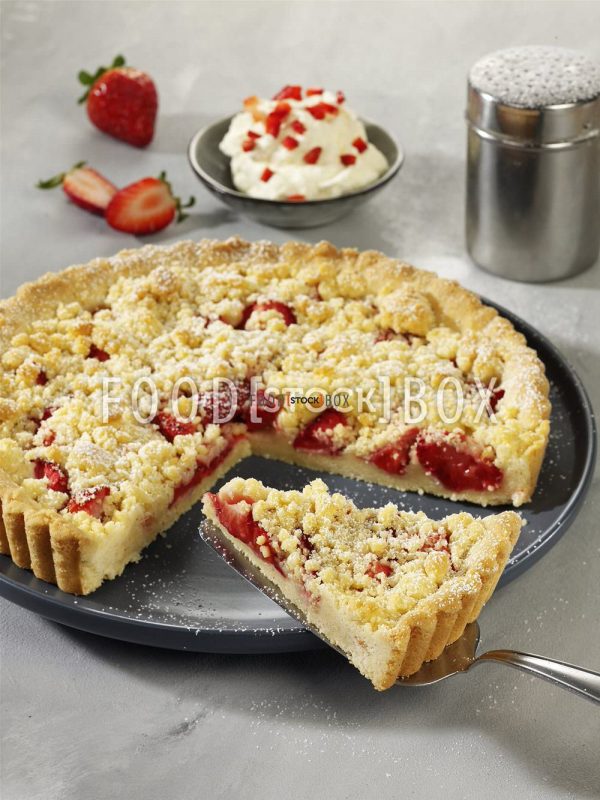 Erdbeeren-Streuselkuchen