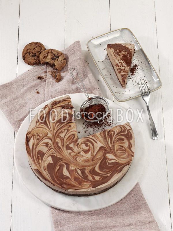 Espresso-Cheesecake ohne Backen