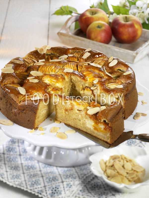 Feiner Apfel-Sanddorn-Kuchen