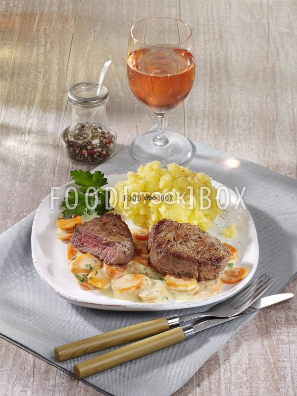Filet Mignon mit Möhren
