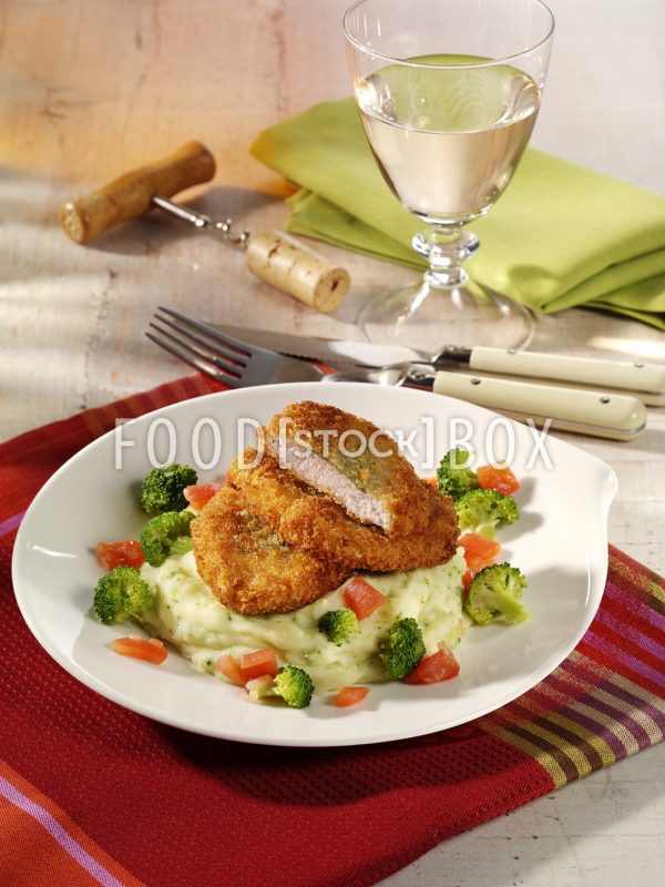 Filetschnitzel mit Brokkoli-Püree 2