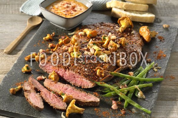 Flanksteak mit Pfifferlingen 3