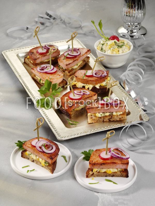 Fleischkäse-Canapès