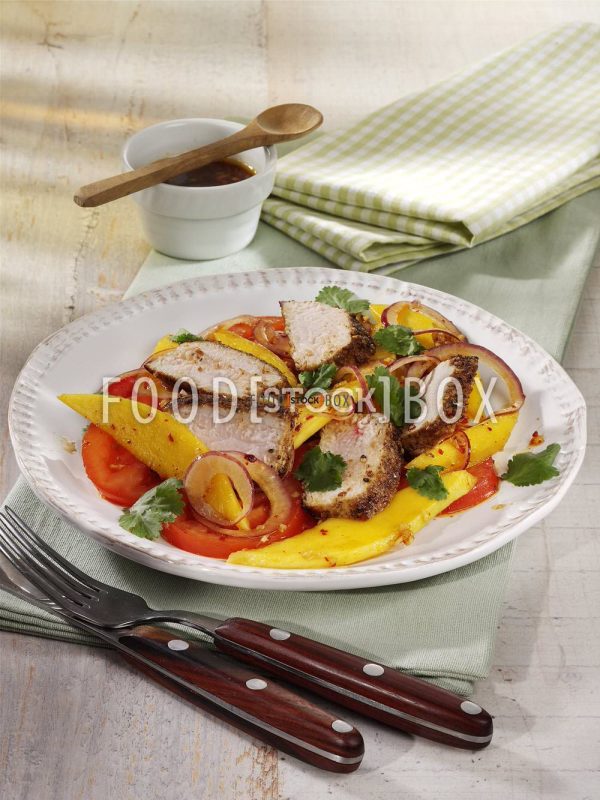 Fleischsalat mit Mango