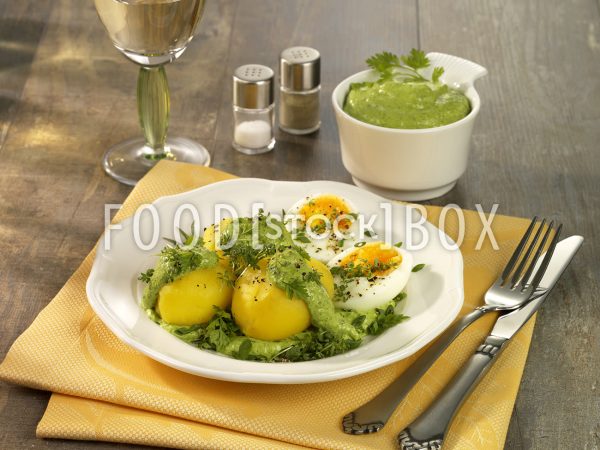 Frankfurter grüne Sauce mit Ei