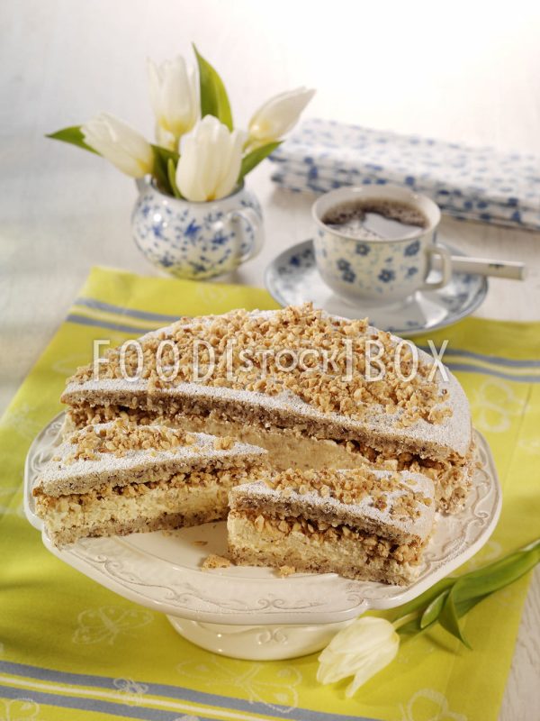 Französische Nusstorte