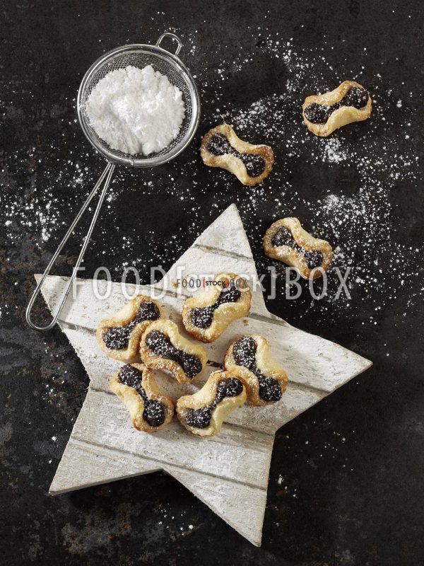 Frischkäse-Plätzchen mit Mohn
