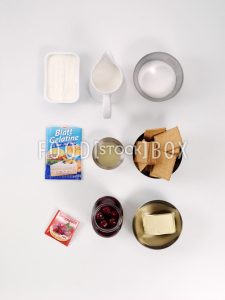 Frischkäsetorte mit Kirschen  Step 1