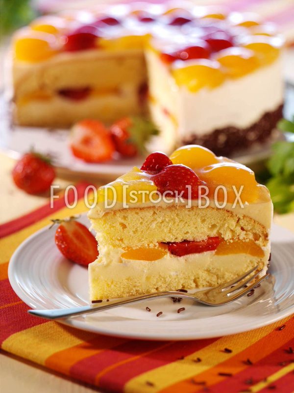 Doppelstock-Käsetorte