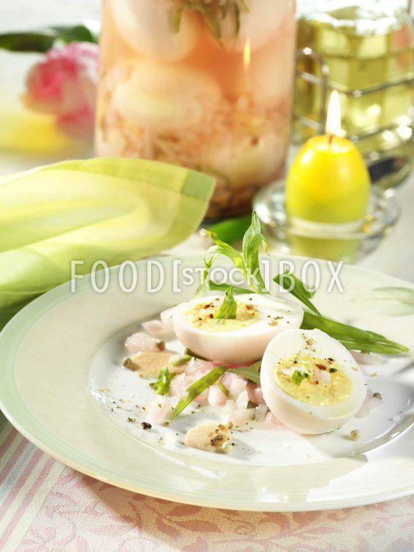 Eier in Essigmarinade 2