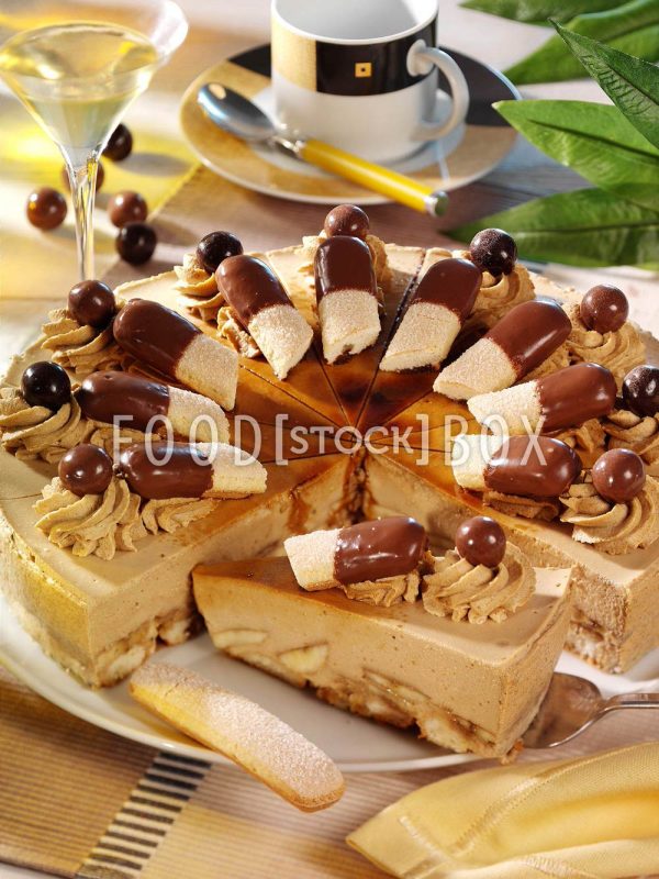 Eiskaffee-Quark-Torte